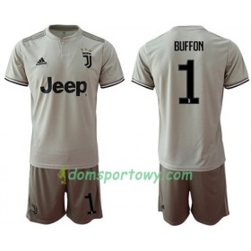 Koszulka Juventus Buffon 1 Dziecięcy Wyjazdowe Koszulki Piłkarskie 2018-2019 Krótki Rękaw